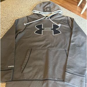 Men’s small Under Armour hoodie gray